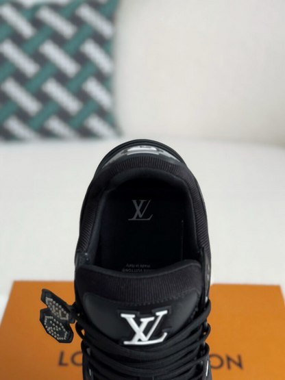 LV Trainer Sneaker Black Pharrell Williams and Nigo