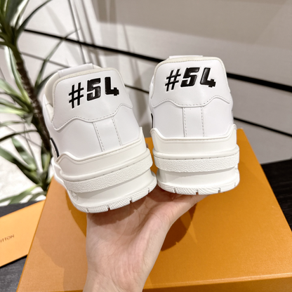 Louis Vuitton Trainer Sneaker Monogram White Black
