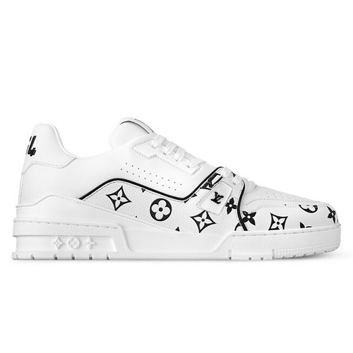 Louis Vuitton Trainer Sneaker Monogram White Black