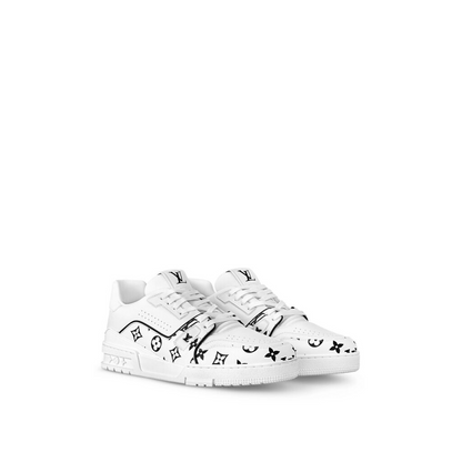 Louis Vuitton Trainer Sneaker Monogram White Black