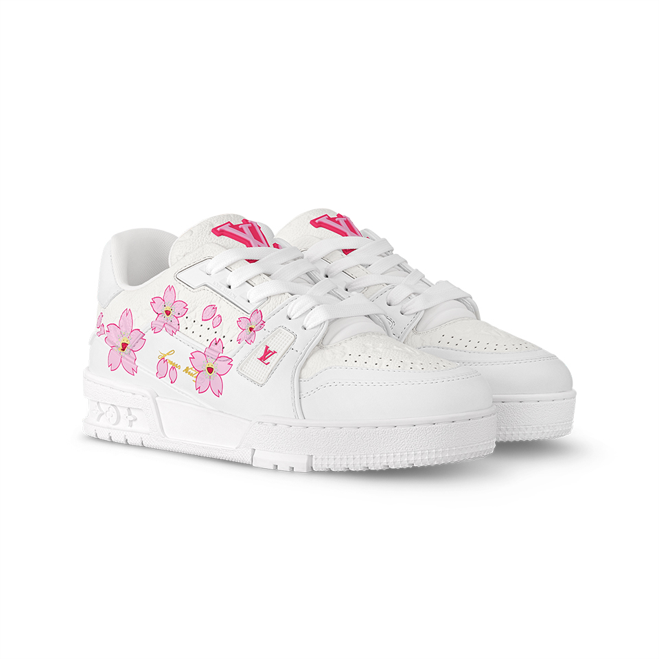 Louis Vuitton x TM LV Trainer Sneakers ‘Cherry Blossom’