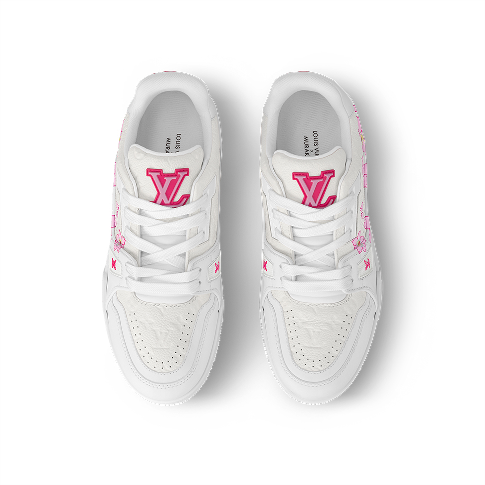 Louis Vuitton x TM LV Trainer Sneakers ‘Cherry Blossom’