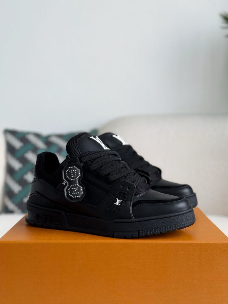LV Trainer Sneaker Black Pharrell Williams and Nigo