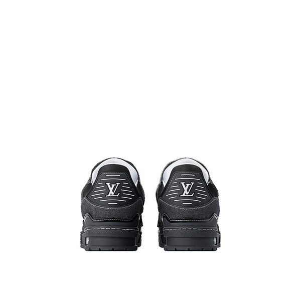 Louis Vuitton Trainer Sneaker Denim Black & White