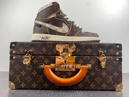Louis Vuitton x Nike Air Force 1 High ‘Monogram Brown Damier Azur’