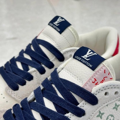 Louis Vuitton x Nike Air Jordan 1 Low “Tricolor Monogram” (Custom)