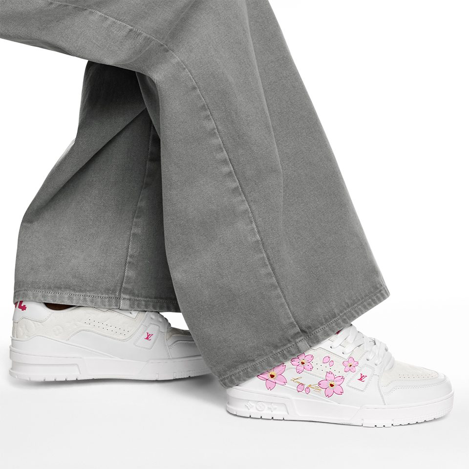 Louis Vuitton x TM LV Trainer Sneakers ‘Cherry Blossom’