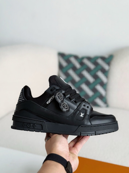 LV Trainer Sneaker Black Pharrell Williams and Nigo
