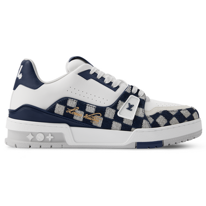 Louis Vuitton Trainer Sneaker Damier Moka Blue